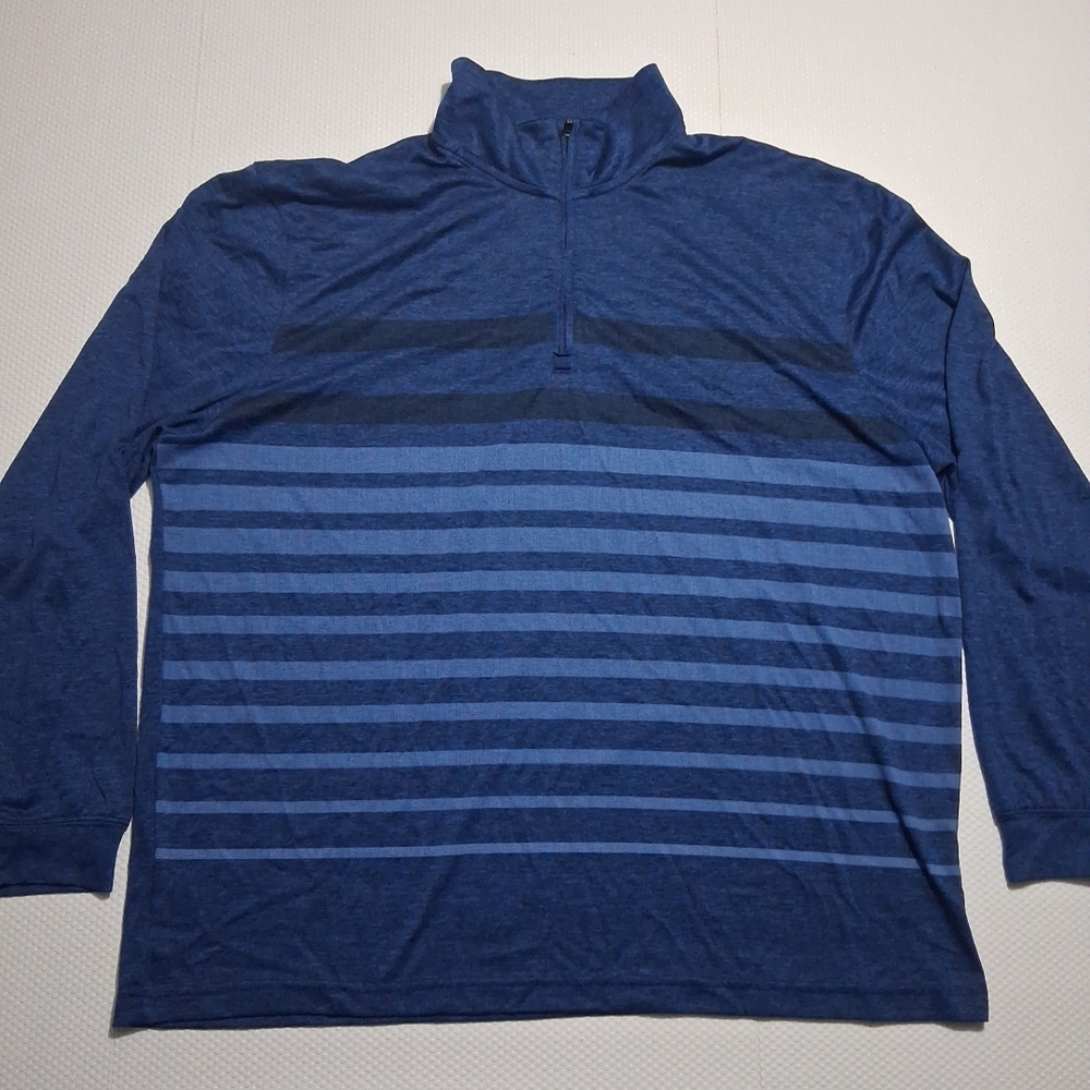 PGA Tour Blue Quarter-Zip Pullover